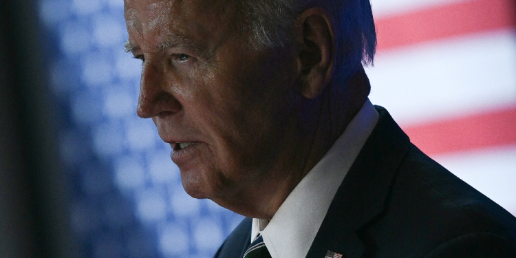 US President Joe Biden is due to speak at the Democratic National Convention on August 19, 2024 -- opening night / ©AFP