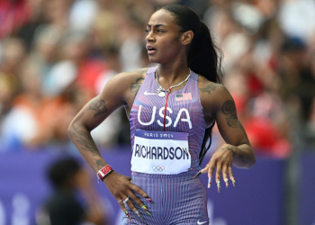 Sha'Carri Richardson eased through her 100m heat on her Olympics debut. ©AFP