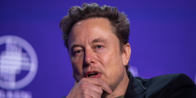 Elon Musk has revived a lawsuit against OpenAI and its co-founders Sam Altman and Greg Brockman. ©AFP