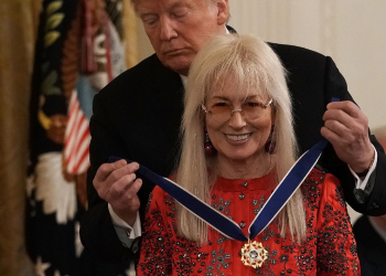 Donald Trump presented top donor Miriam Adelson with the Presidential Medal of Freedom while he was president  / ©AFP