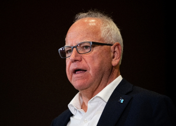 Kamala Harris has picked Minnesota Governor Tim Walz as her running mate / ©AFP