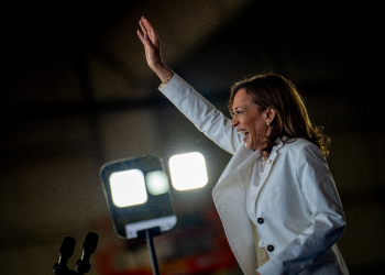 Kamala Harris has vowed 'not to be silent' about the suffering of Palestininans / ©AFP