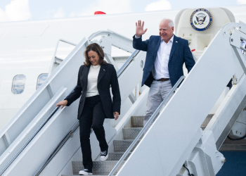 Kamala Harris and Tim Walz are giving their first joint interview to CNN / ©AFP