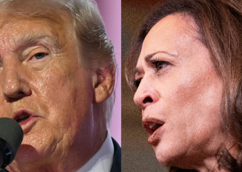 Donald Trump and Kamala Harris are sparring over where and when to debate -- if at all / ©AFP