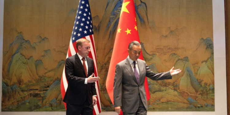 Jake Sullivan's visit to Beijing comes amid fresh fresh regional tensions. ©AFP