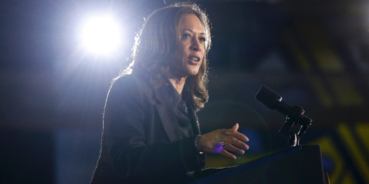 Vice President Kamala Harris gave her first solo sit-down interview since she became the Democratic nominee to a local news station in Philadelphia, the largest city in Pennsylvania / ©AFP