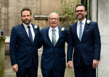 Rupert Murdoch, 93, is in the eye of a legal storm as several of his children seek to block him changing the terms of a family trust. ©AFP