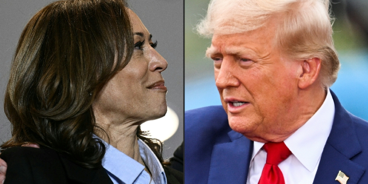 Kamala Harris and Donald Trump will have their first, and possibly only, presidential debate on September 10 / ©AFP