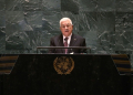 Abbas said that Washington continued to provide diplomatic cover and weapons to Israel for its war in Gaza. ©AFP