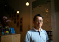 Yu Miao, owner of JF Books, said his original store, Jifeng Bookstore, closed in China in early 2018. ©AFP