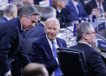 US President Joe Biden speaks with US Secretary of State Antony Blinken during the NATO summit in Washington in July 2024  / ©AFP