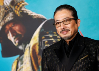 Japanese actor and producer Hiroyuki Sanada could have a very big night at the Emmys with 'Shogun'. ©AFP