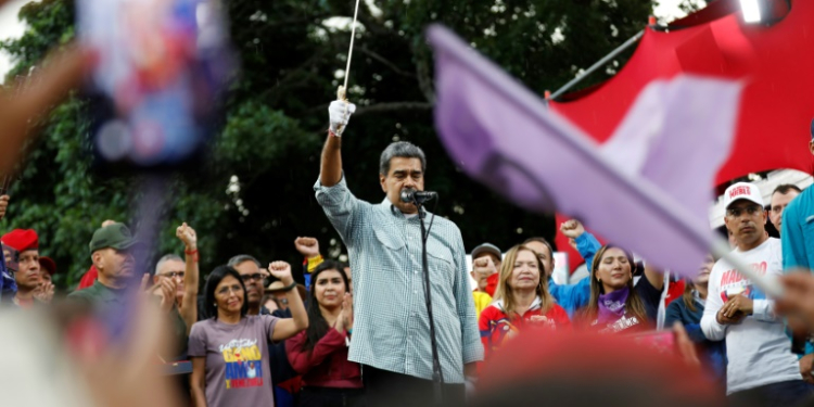 Venezuela was rocked by protests when Maduro was declared winner of the disputed July 28 election with more than 2,400 people arrested. ©AFP