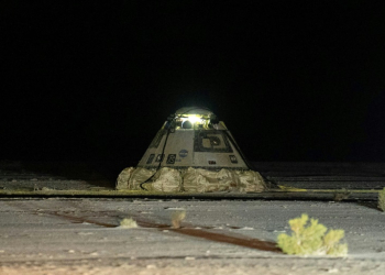 Boeing's beleaguered Starliner made its long-awaited return to Earth on Saturday without the astronauts who rode it up to the ISS, after NASA ruled the trip back too risky. ©AFP