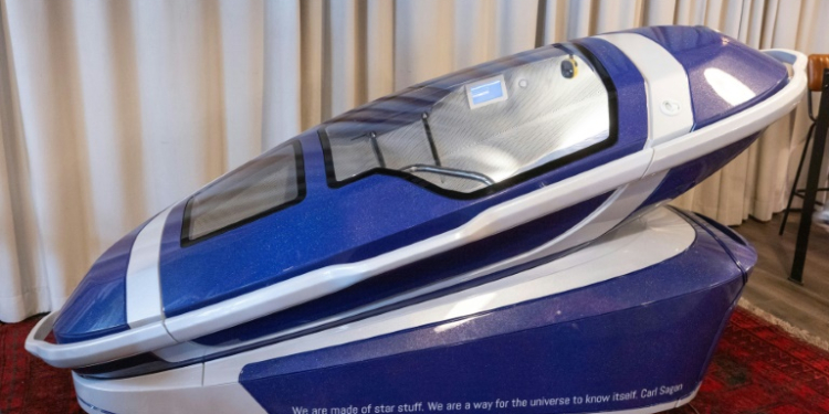 The Sarco suicide pod causes death by hypoxia. ©AFP