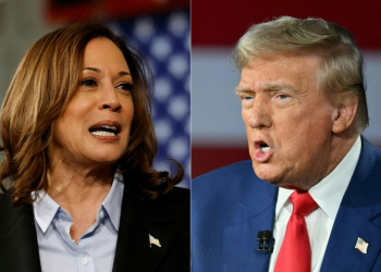 Kamala Harris and Donald Trump will meet for the first time in person at the debate. ©AFP