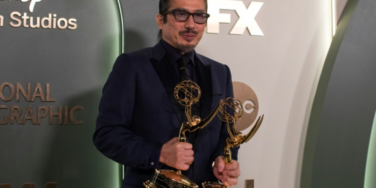 'Shogun,' a show about warring rivals in feudal Japan, became the first non-English-language show to claim the highly coveted Emmy for best drama series. ©AFP