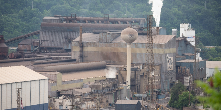 The US Steel Mon Valley Works Edgar Thomson Plant along the Monongahela River in Braddock, Pennsylvania / ©AFP