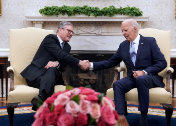 British Prime Minister Keir Starmer made his first visit to the White House in July / ©AFP