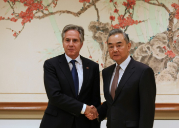 US Secretary of State Antony Blinken met Chinese Foreign Minister Wang Yi on the sidelines of the UN General Assembly. ©AFP