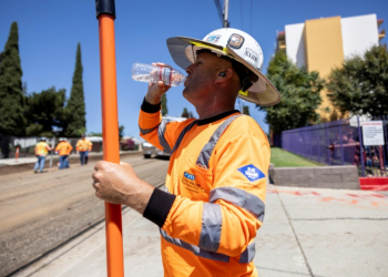 California suffered a heatwave in early September. ©AFP