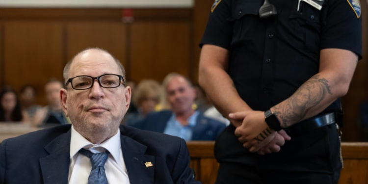 Harvey Weinstein appears in Manhattan Criminal Court in New York City in July 2024. ©AFP