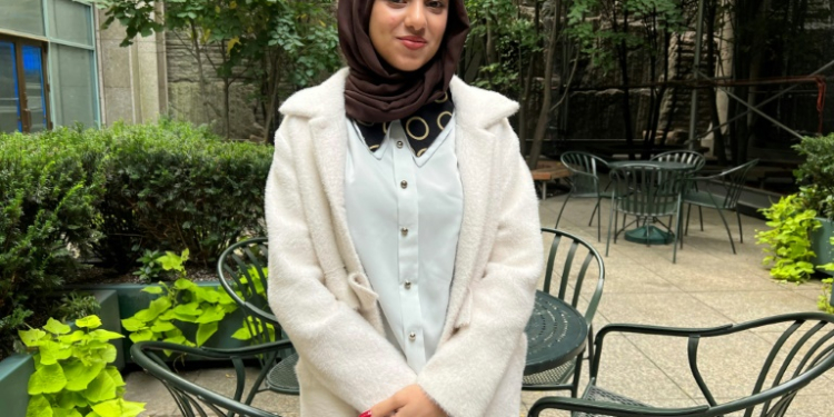 Areej Essam, 17, UNICEF Youth Advocate from Yemen, says investing in children's education will be key to the future. ©AFP