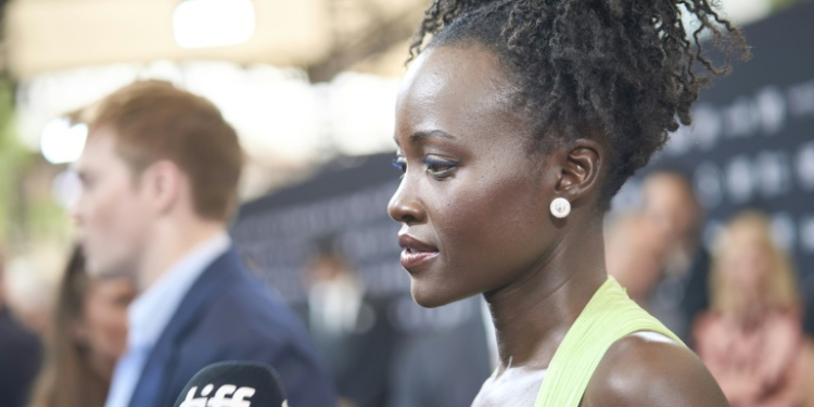 Mexican actress Lupita Nyong’o attends the world premiere of "The Wild Robot" during the Toronto International Film Festival Canada, on September 8, 2024. ©AFP