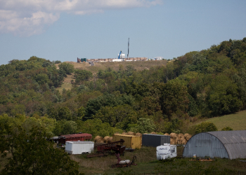 A new natural gas well site under construction in Washington County, Pennsylvania / ©AFP