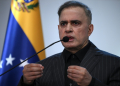 Venezuela's Attorney General Tarek William Saab says a detained US sailor entered the country without travel documents. ©AFP