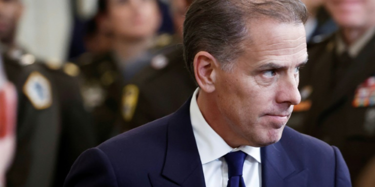 Hunter Biden, the son of US President Joe Biden, goes on trial in Los Angeles on Thursday. ©AFP