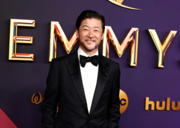 Tadanobu Asano is one of the many stars of 'Shogun' attending the Emmys. ©AFP