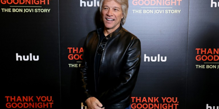 Rocker Jon Bon Jovi has been praised by police for helping the woman. ©AFP