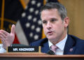 Adam Kinzinger, a Republican former member of Congress and vocal opponent of Donald Trump, is the subject of a new documentary that premiered at the Toronto film festival / ©AFP