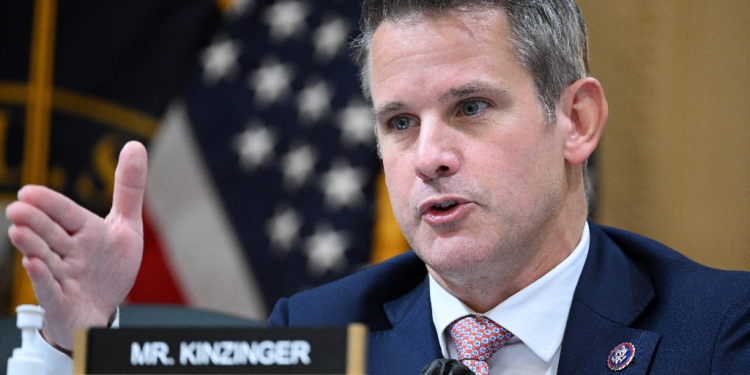 Adam Kinzinger, a Republican former member of Congress and vocal opponent of Donald Trump, is the subject of a new documentary that premiered at the Toronto film festival / ©AFP