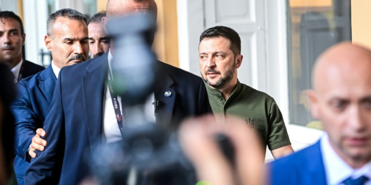 From Germany, Zelensky flew on to Cernobbio, northern Italy, for an economic forum there. ©AFP