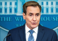 National Security Communications Advisor John Kirby said there was 'still time and space for a diplomatic solution'. ©AFP