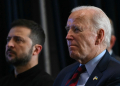 Ukrainian President Volodymyr Zelensky's meeting with US President Joe Biden at the White House was set to feature the announcement of a surge in US support / ©AFP