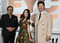 (L-R) Emmy wins are predicted for 'Shogun' stars Hiroyuki Sanada and Anna Sawai, while supporting actor Tadanobu Asano's villainous turn could also be honored. ©AFP