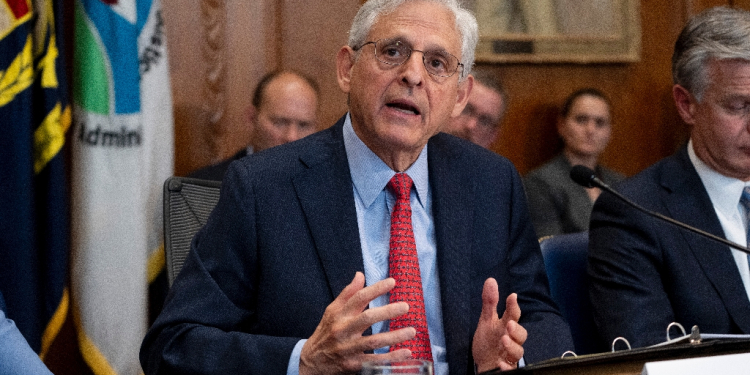 US Attorney General Merrick Garland chairs a meeting of the Justice Department's Election Threats Task Force / ©AFP