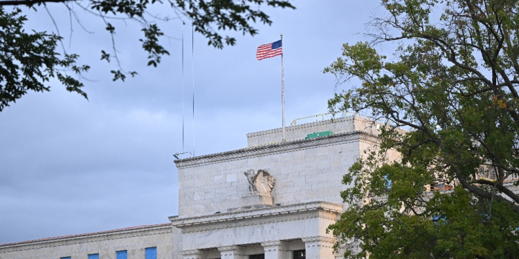 The US Federal Reserve could cut interest rates by as much as 50 basis points / ©AFP