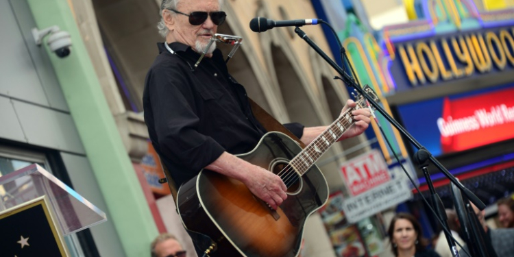 Kris Kristofferson was a country music legend, who also dabbled in acting. ©AFP