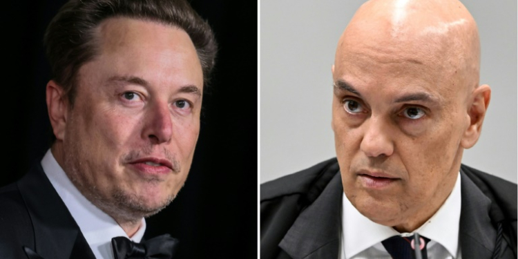 Brazil Judge Alexandre de Moraes has repeatedly clashed with Elon Musk after making it his mission to crack down on disinformation. ©AFP