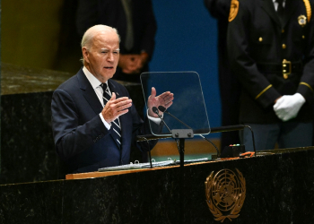 US President Joe Biden speaks during the 79th Session of the United Nations General Assembly at the United Nations headquarters in New York City on September 24, 2024. / ©AFP