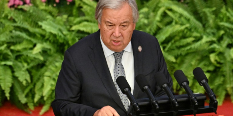 In 2021, Guterres conceived the gathering which on September 22 will adopt a pact for the future as a prelude to the annual UN General Assembly. ©AFP