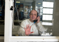 This handout image courtesy of the Innocence Project shows Robert Roberson photographed through plexiglass at the Texas Department of Criminal Justice Polunsky Unit in Livingston, Texas, on December 19, 2023. ©AFP