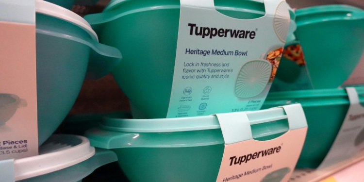 Tupperware has been hit by dwindling sales in recent years. ©AFP