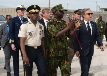 US Secretary of State Antony Blinken tours the Multinational Security Support Mission in Port-au-Prince, Haiti / ©AFP