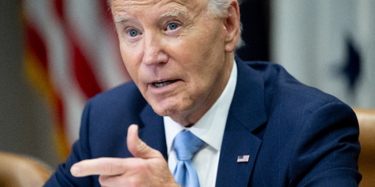 Asked by reporters what the response towards Iran would be after its attack on Israel, US President Joe Biden replied: 'That's in active discussion right now' / ©AFP