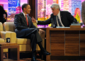 Barack Obama appeared 'The Tonight Show" with then host Jay Leno in 2009. ©AFP